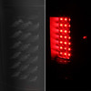 Fits Black Smoke 07-13 Silverado LED Tail Lights+Chrome LED 3Rd Brake Lights