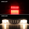 For 88-98 Chevy GMC C10 C/K Black LED Tail Lights+LED 3Rd Brake Cargo Light