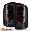 Fits 02-06 Dodge Ram 1500 03-06 2500/3500 Smoked Tail Lights+LED 3Rd Brake Lamp