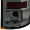 Fits 02-06 Dodge Ram 1500 03-06 2500 3500 Smoke LED Tail Lights+3rd Brake Lamp