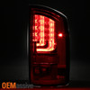 Fits 07-2008 Ram 1500 07-09 Ram 2500 3500 Red LED Tail Lights+3rd Brake Lamp