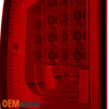Fits 07-2008 Ram 1500 07-09 Ram 2500 3500 Red LED Tail Lights+3rd Brake Lamp