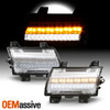 For 18-23 Jeep Wrangler [LED Type] Chrome Bumper Light w/ LED Sequential Signal