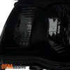 Fits 05-11 Toyota Tacoma Pickup Truck Black Smoked Headlights +  Blk Tail Lights