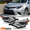 Fits 2014 2015 2016 Toyota Corolla LED Chip Projector Headlight Replacement Pair