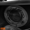 Fits 98-02 Chevy Camaro Black Smoked Halo LED Projector Headlights + Tail Lights