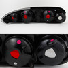 Fits 98-02 Chevy Camaro Black Smoked Halo LED Projector Headlights + Tail Lights
