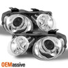 Fits 98-01 Integra Clear Halo Projector Headlights+Amber Bumper Signal Lights