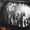 Fits 09-10 Corolla Black Headlights Lamps Replacement+Red Tail Lights Pair Combo