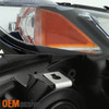 Fit 2006-2011 Honda Civic 4 Doors Sedan Left+Right Black Replacement Headlights