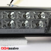 Fit 04-12 Colorado Canyon Black Headlights+Tail Lights+Smoke LED 3rd Brake Light