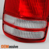 Fit 97-04 Dakota 98-03 Durango Textured Headlights w/Corner +Red Clear Tail Lamp