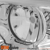 Fit 99-04 Jeep Grand Cherokee Clear Headlights + Red Tail Lights Replacement