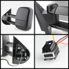 Fit 2007-2013 Silverado Sierra Extendable Tow Trailer Power Side Mirrors L+R