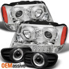 Fits 99-04 Grand Cherokee Halo Projector LED Headlights+Halo Projector Fog Lamp