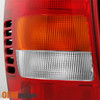 Fit 99-04 Grand Cherokee Black Amber Headlights + Red Tail Lights Replacement