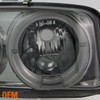 Fits 01-06 Sierra Yukon XL Denali Smoked LED Headlights+Black Bumper Signal Lamp