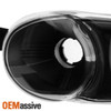 Fits 01-06 Sierra Yukon XL Denali Smoked LED Headlights+Black Bumper Signal Lamp