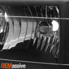 Fits 2004-2012 Chevy Colorado | GMC Canyon Black Headlights + Dark Red Tail Lamp