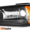 Fits 2004-2012 Chevy Colorado | GMC Canyon Black Headlights + Dark Red Tail Lamp