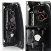 Fit 1999-2002 Silverado 99-06 Sierra Black Smoked LED Tail Lights+3rd Brake Lamp