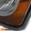 Fit 04-06 Dodge Durango Smoke Amber Lens Headlights + Dark Red Tail Lights