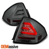 For 06-13 Chevy Impala Halo Projector LED Headlights +Tail Lamps Smoke Housing