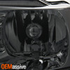 Fits 99-04 Jeep Grand Cherokee Smoked Headlights + Dark Red Tail Lights Pair Set