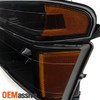Fit 04-12 Colorado Black Smoke Headlights+Tail Lights+Smoke LED 3rd Brake Light