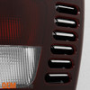 Fit 99-04 Jeep Grand Cherokee Black Headlights +Dark Red Tail Lights Replacement