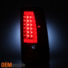 Fits 99-02 Silverado 1500 99-06 Sierra Red LED Tail Light+3rd Brake Cargo Lamp