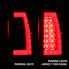 Fits 99-02 Silverado 1500 99-06 Sierra Red LED Tail Light+3rd Brake Cargo Lamp