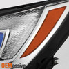 Fit [Halogen Type] 14-16 Buick LaCrosse LED Projector Headlights Replacement Set