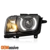 For 2010-2013 Chevy Camaro [HID Type] Projector Black Headlight Driver w/LED DRL