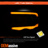 For 02-05 Ram 1500 Black Headlights Pair w/ LED Greeting DRL Sequential Signal