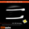 For 2006-2008 Ram 1500 2500 3500 Black Housing Headlights Pair w/ LED Tube DRL