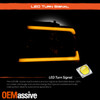 For 04-08 Ford F150 Black Headlights Pair w/ LED Greeting DRL Sequential Signal