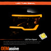 For 2009-2014 Ford F150 Black Headlights w/ LED Greeting DRL Sequential Signal