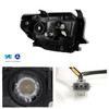 For 2014-2020 Toyota Tundra Black Headlights Pair w/ LED Tube DRL Running Light