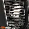 For 2014-2020 Toyota Tundra Black Headlights Pair w/ LED Tube DRL Running Light