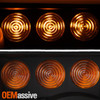 For 2007-2013 Toyota Tundra Black Headlights Pair w/ LED DRL Sequential Signal