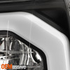 For 07-13 Chevy Silverado 1500/2500HD/3500HD Black Headlights w/ LED DRL Running