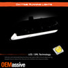 For 2006-2011 Honda Civic 4Dr Sedan Black Headlights Pair w/LED Tube DRL Running