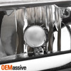 For 2006-2011 Honda Civic 4Dr Sedan Black Headlights Pair w/LED Tube DRL Running
