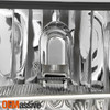 For 2007-2013 GMC Sierra 1500/2500HD/3500HD Black Headlight w/LED DRL Light
