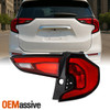For 18-23 GMC Terrain Denali Red Tail Light Out+In 2Pcs Passenger w/LED Tube DRL