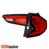 For 18-23 GMC Terrain Denali Red Tail Light Out+In 2Pcs Passenger w/LED Tube DRL