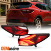For 2019-2022 Chevy Blazer Red Tail Lights Outer Pair w/LED Tube DRL Turn Signal
