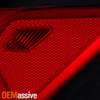 For 22-24 Chevy Equinox Halogen Chrome Red Tail Light Outer+Inner 2Pcs Passenger