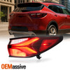 For 2019-2022 Chevy Blazer Red Tail Light Outer Passenger w/LED Tube DRL Signal